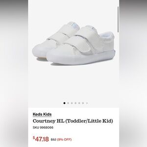 Keds Kids White Courtney Hl sneakers NEW